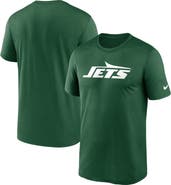 Nike Men's Nike Green New York Jets Primetime Legend Wordmark Performance T-Shirt