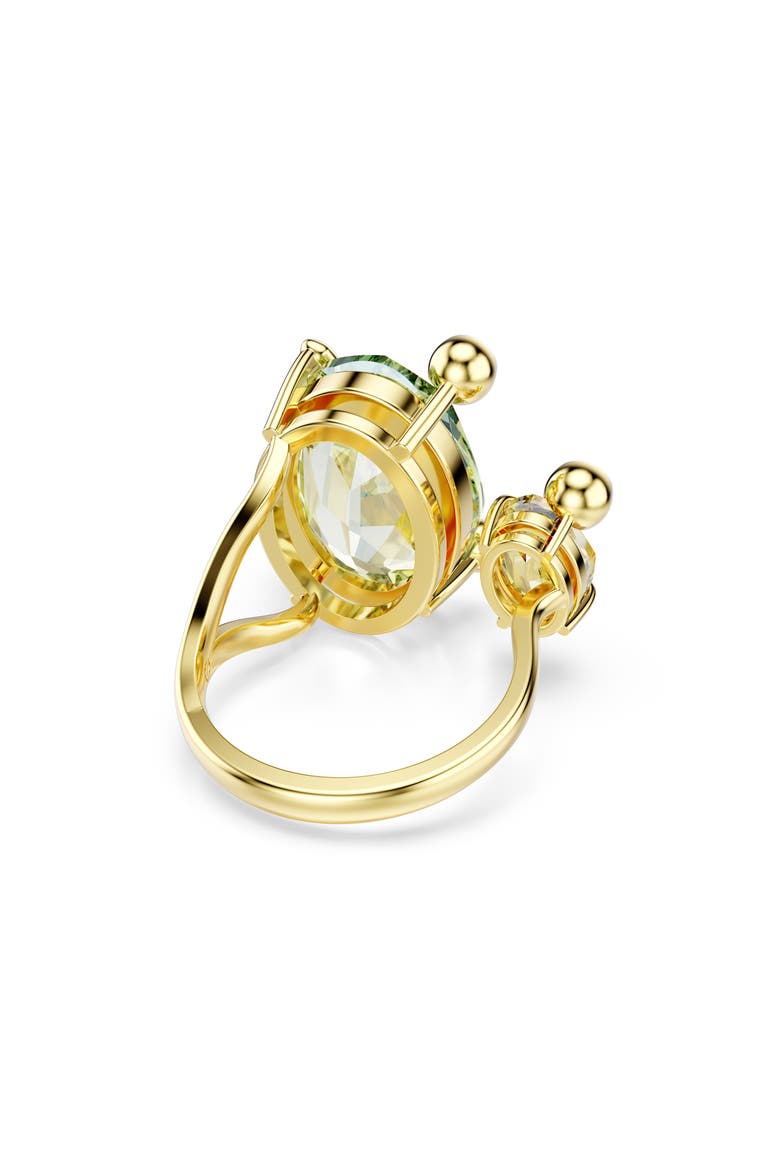 Gema Crystal Open Band Ring, Alternate, color, GREEN