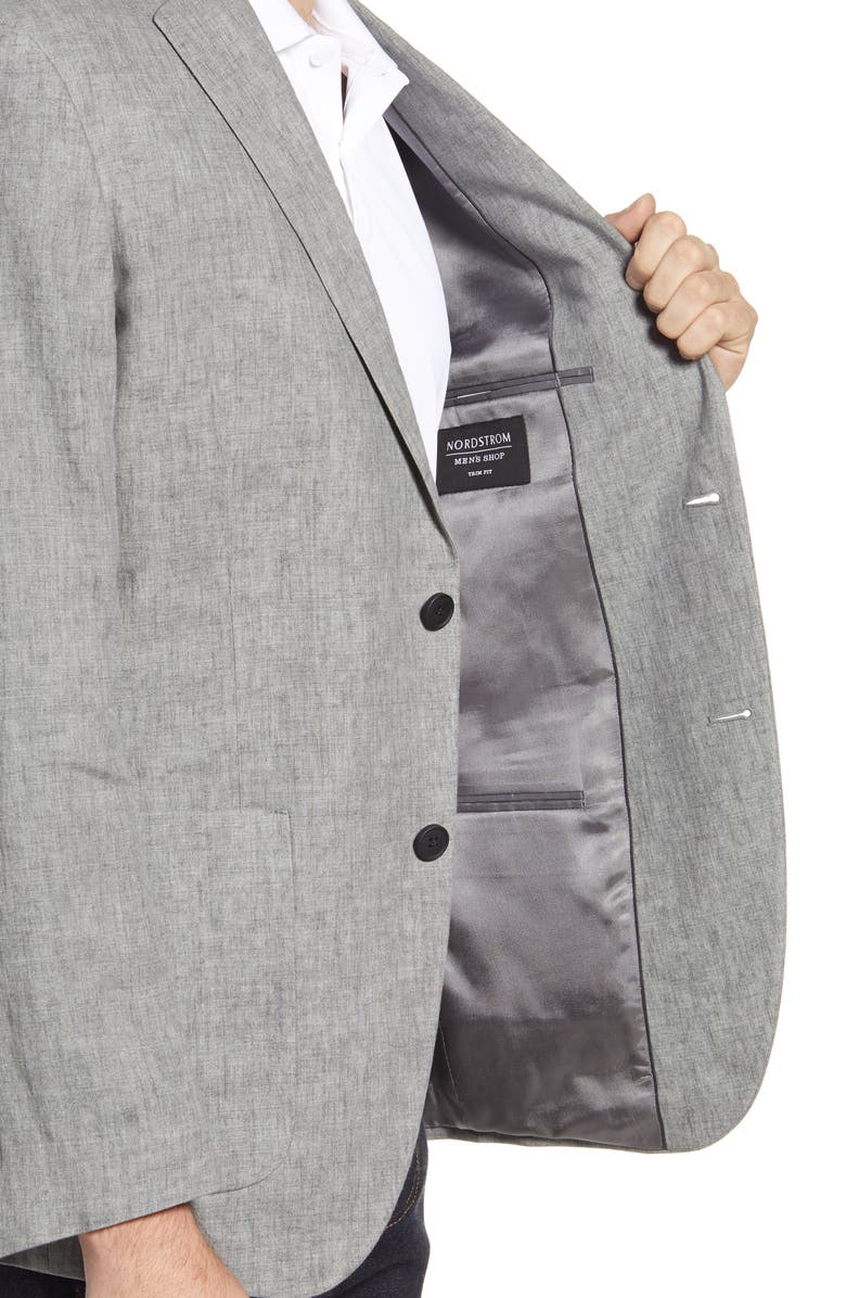 NORDSTROM MEN'S SHOP Regular Fit Linen Sport Coat, Alternate, color,