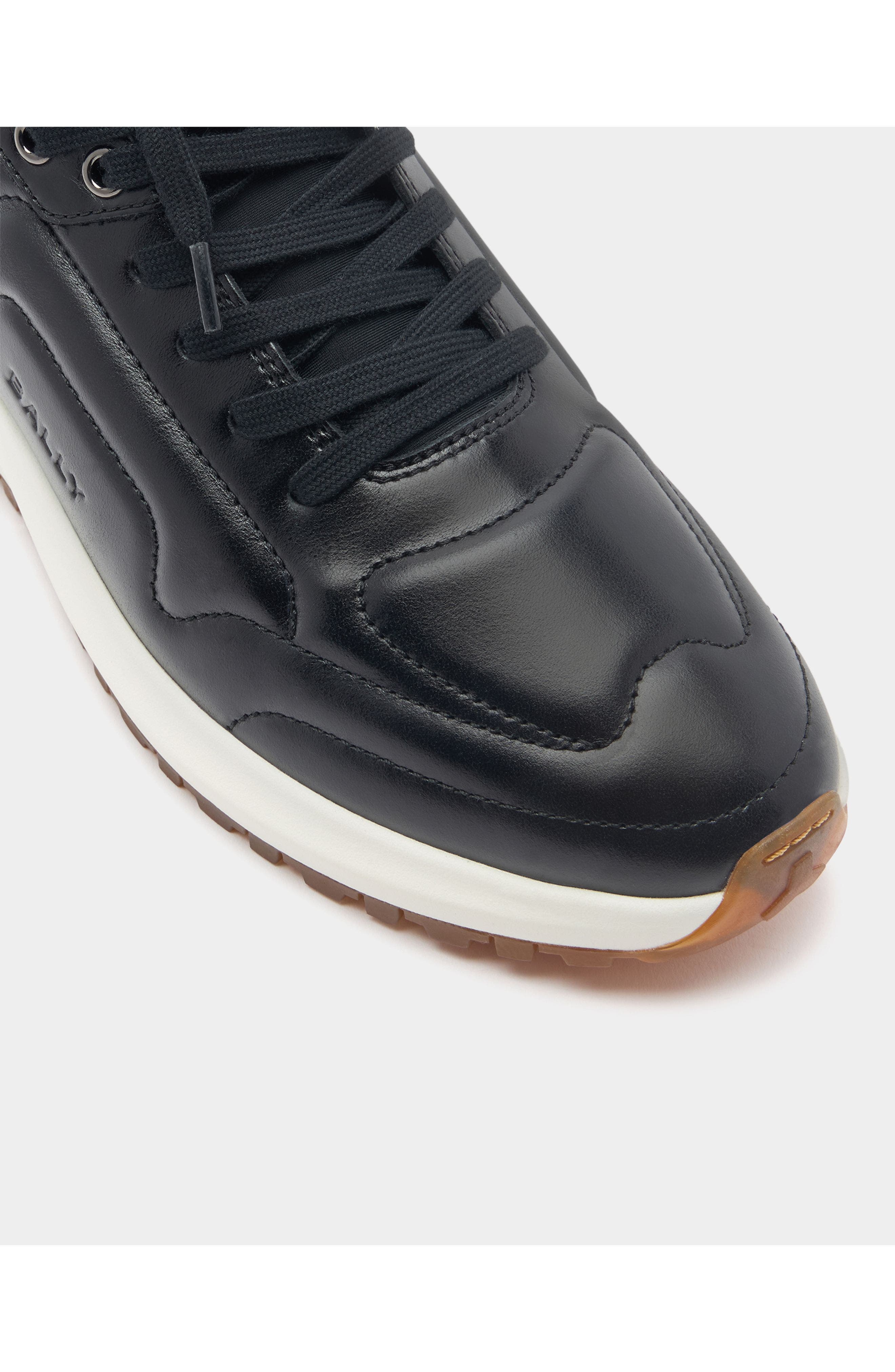 Bally Leather Outline Sneaker, Alternate, color, 