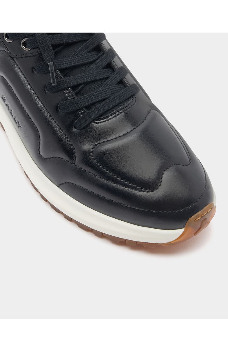 Bally Leather Outline Sneaker, Alternate, color,