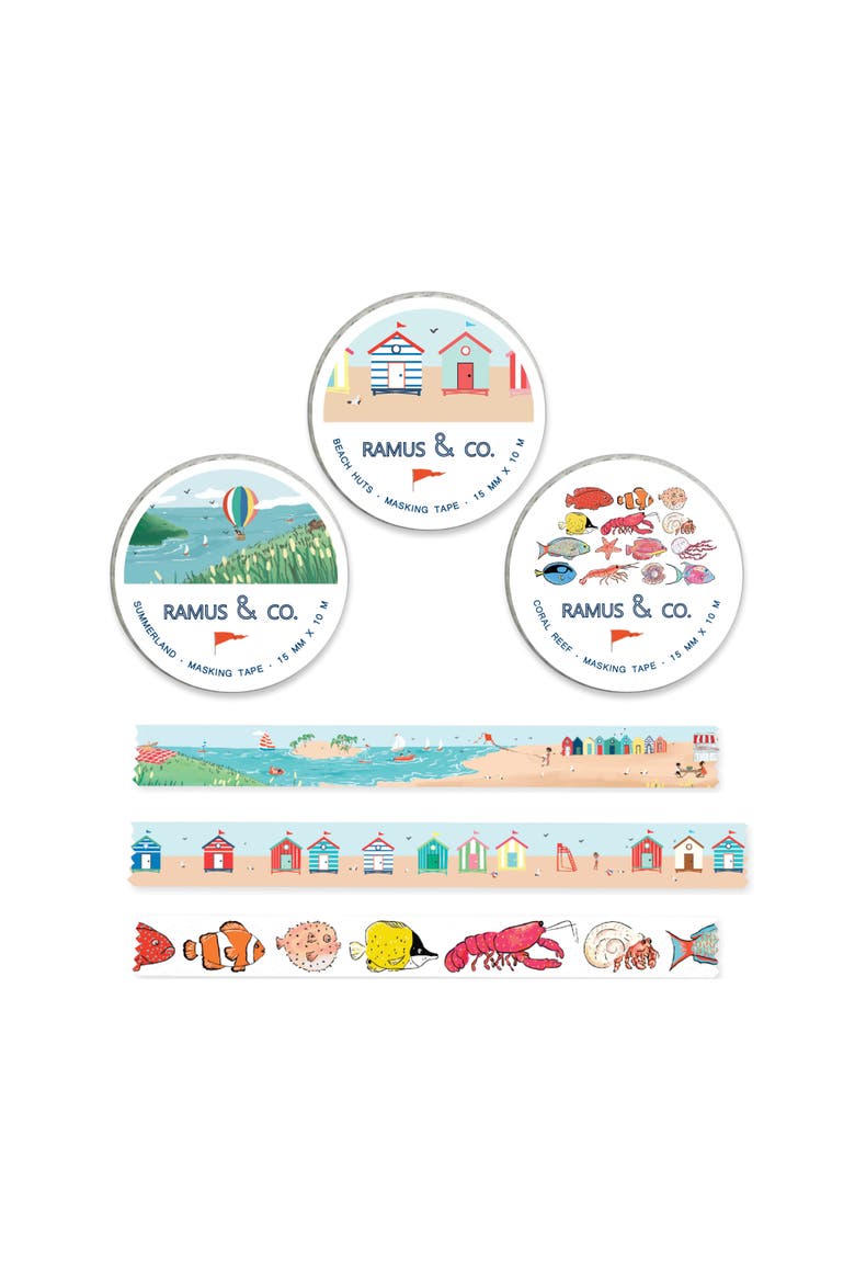 Illustrated Masking Tape - 3ct Rolls, Assorted Rolls, Main, color, Multi-Pack