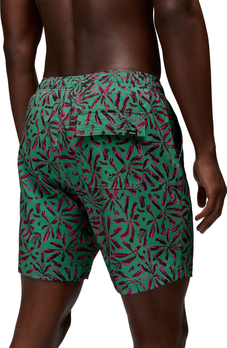 prAna La Jolla Board Shorts, Alternate, color, Jade Grounded