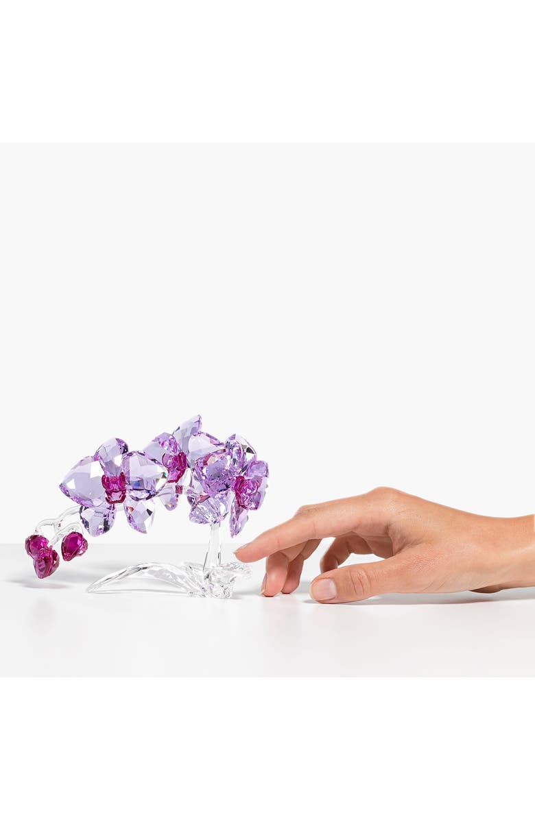 Swarovski Orchid Flower Crystal Decoration, Alternate, color, 