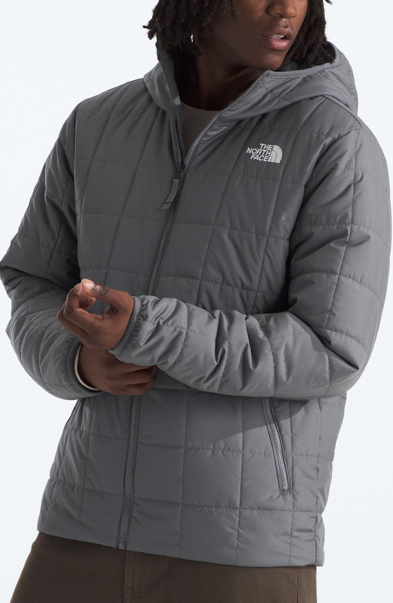 The North Face Junction Insulated Hooded Puffer Jacket, Alternate, color, Smoked Pearl