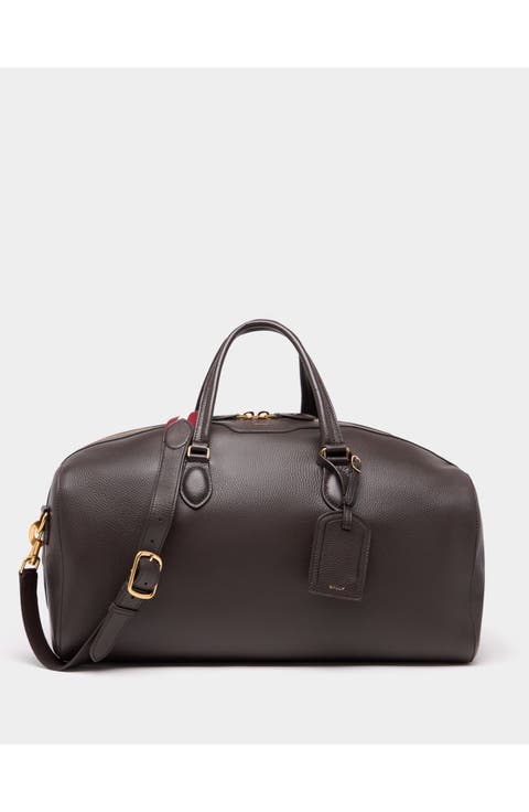Beckett Duffle Bag in Grained Leather