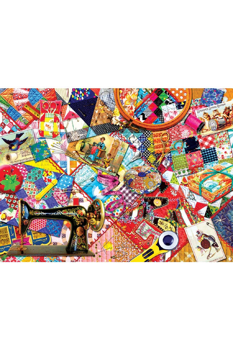 Quilting 1000 piece Jigsaw Puzzle for Adults, Alternate, color, Multicolor