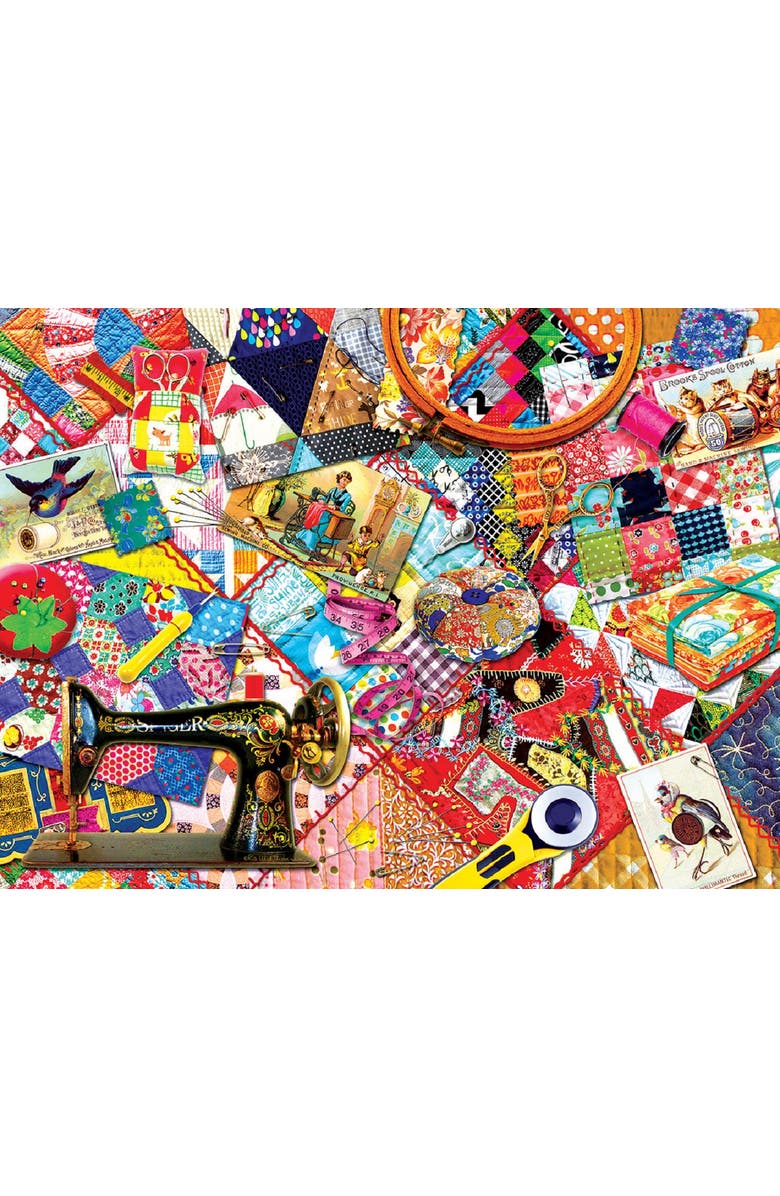 Sunsout Quilting 1000 piece Jigsaw Puzzle for Adults, Alternate, color, Multicolor