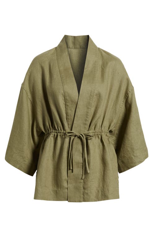 & Other Stories Zinnia Drawstring Jacket In Green