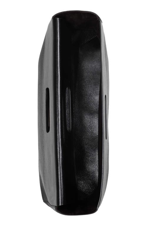 Jeffrey Campbell Toolbox Leather Clutch In Black