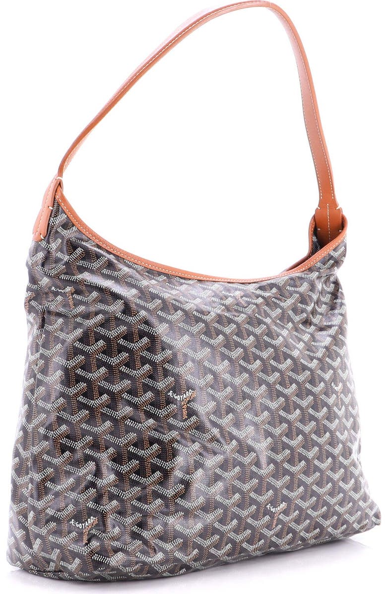 Pre-Owned Goyard Boheme Hobo Coated Canvas, Alternate, color, Print