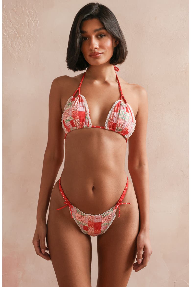 Corsica Triangle Bikini Top, Alternate, color, Villefranche