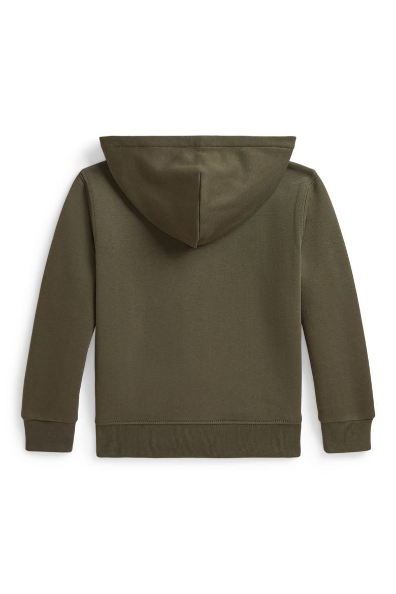 Kids' Fleece Zip Hoodie, Alternate, color, CRUISE OLIVE