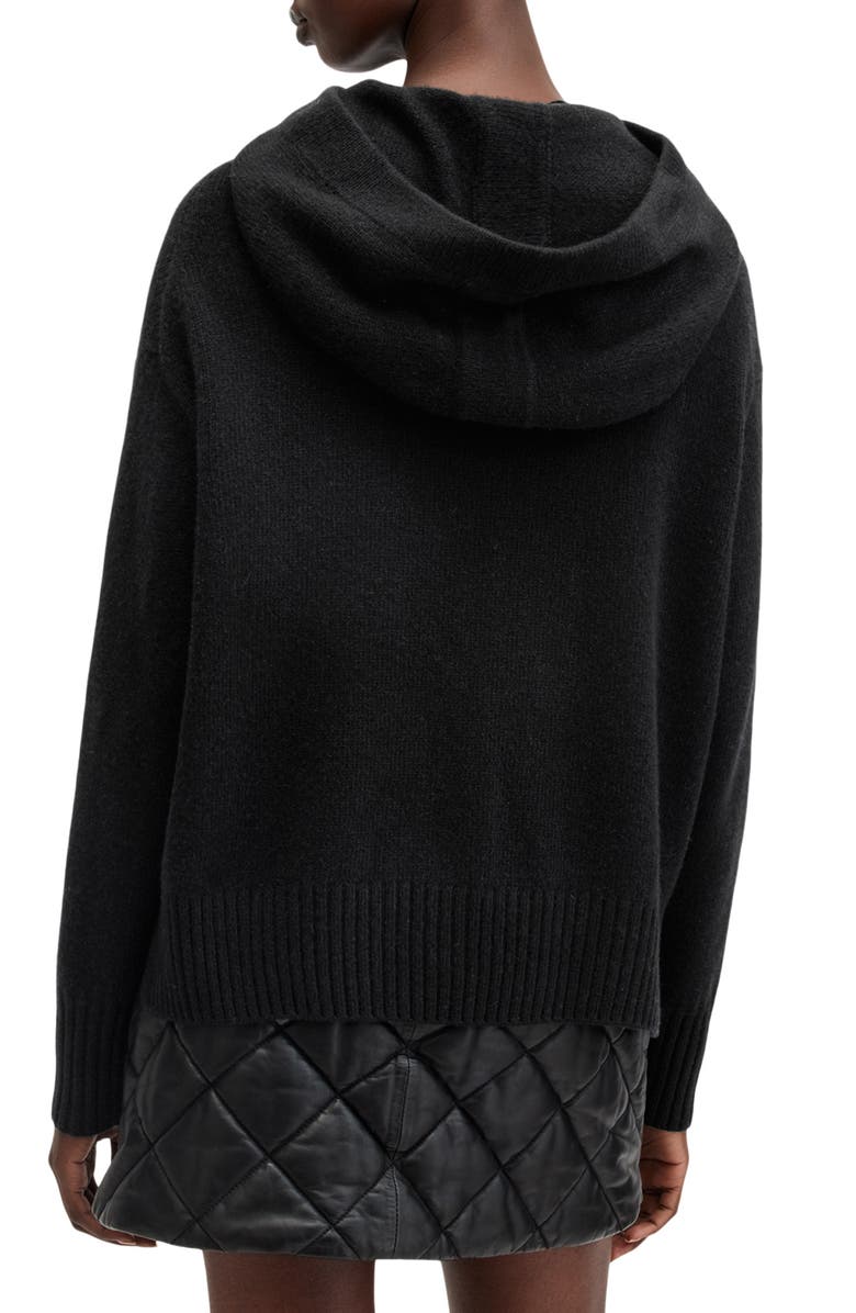 AllSaints Ines Cashmere & Wool Hooded Sweater, Alternate, color, 