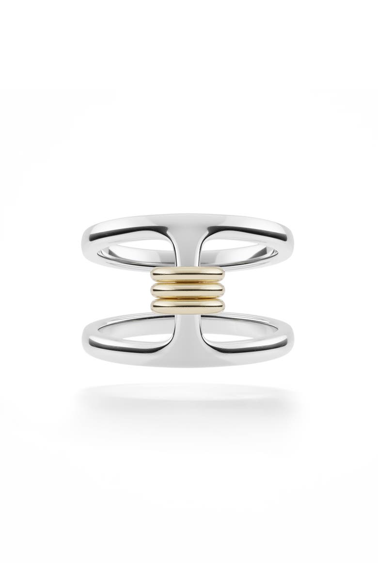 Spinelli Kilcollin Hoorsenbuhs x SK Phantom Pavé Ring, Main, color, Silver Gold
