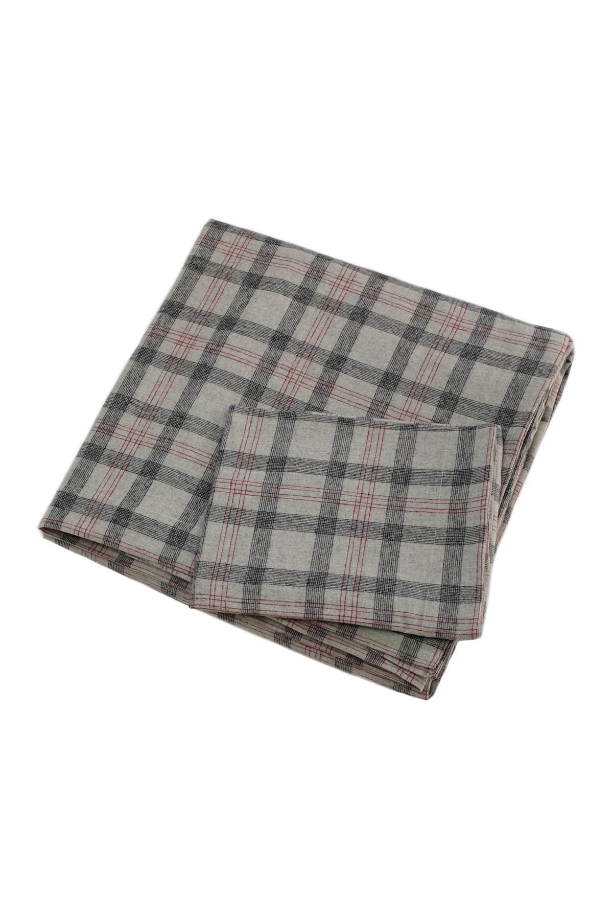 selected GREY/RED CHECK