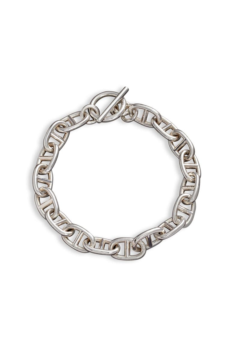 LOUPN Bean Chain Bracelet, Alternate, color, Silver