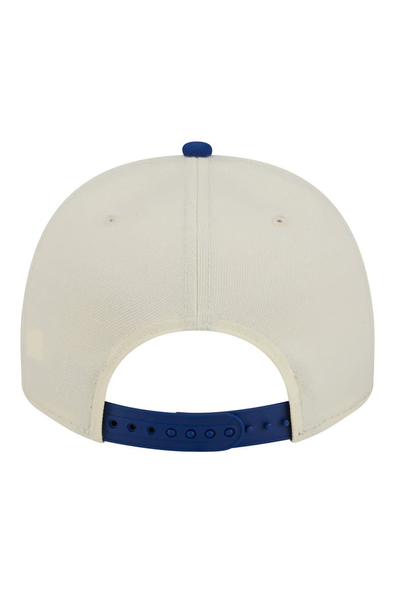 Men's New Era Cream New York Mets Throwback Tri-Hit A-Frame 9FIFTY Adjustable Hat, Alternate, color, Cream
