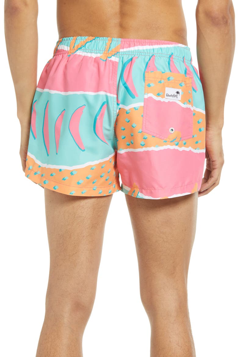 Print Swim Trunks, Alternate, color, MULTI