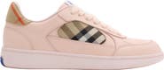 Burberry Leather and Check Terrace Sneakers