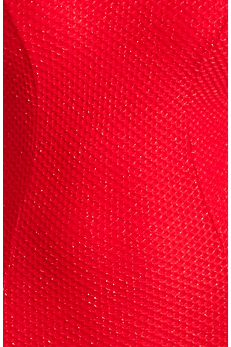 Straight Front Mia Bandeau, Alternate, color, Red