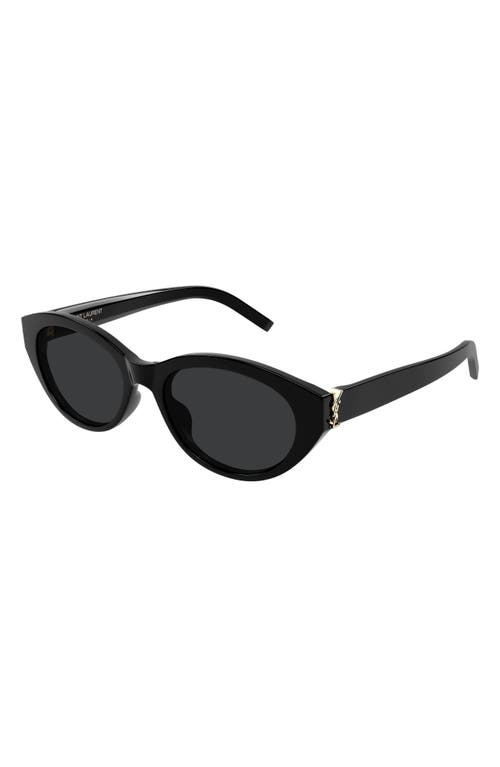 Saint Laurent Sl M148 Recycled Acetate Round Sunglasses In Black
