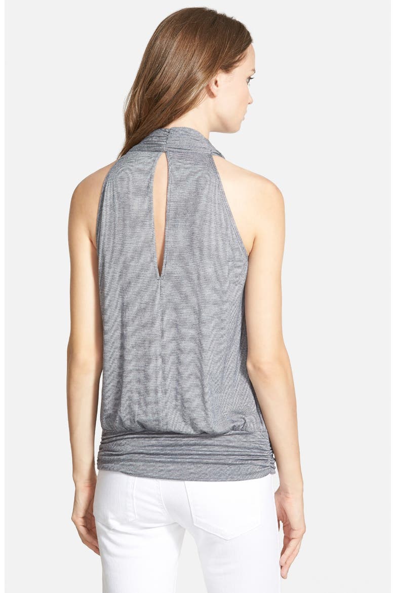 'Agnes' Surplice Tank, Alternate, color, PINSTRIPES