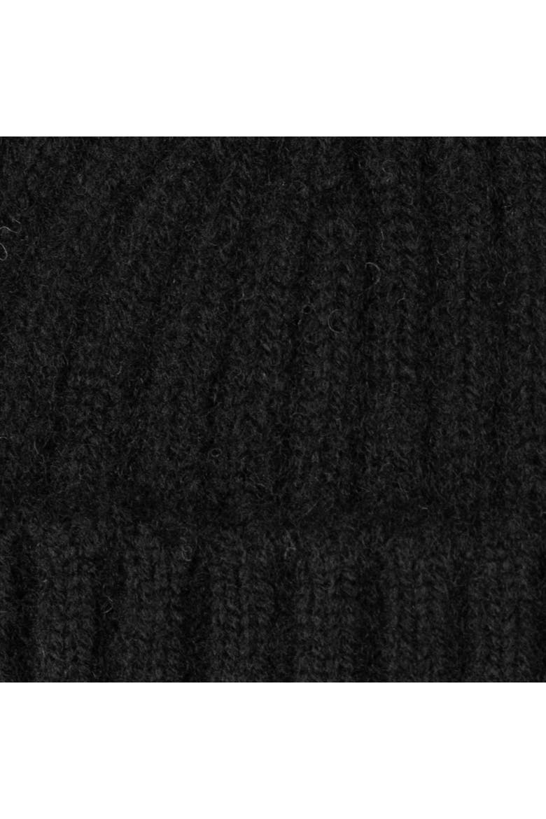 Bold Cuff Rib Wool Beanie, Alternate, color, Polo Black