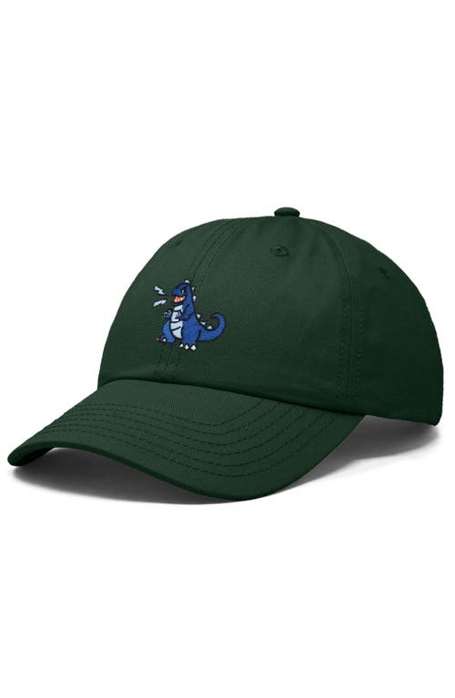 Dalix Big Lizard Cap In Dark Green