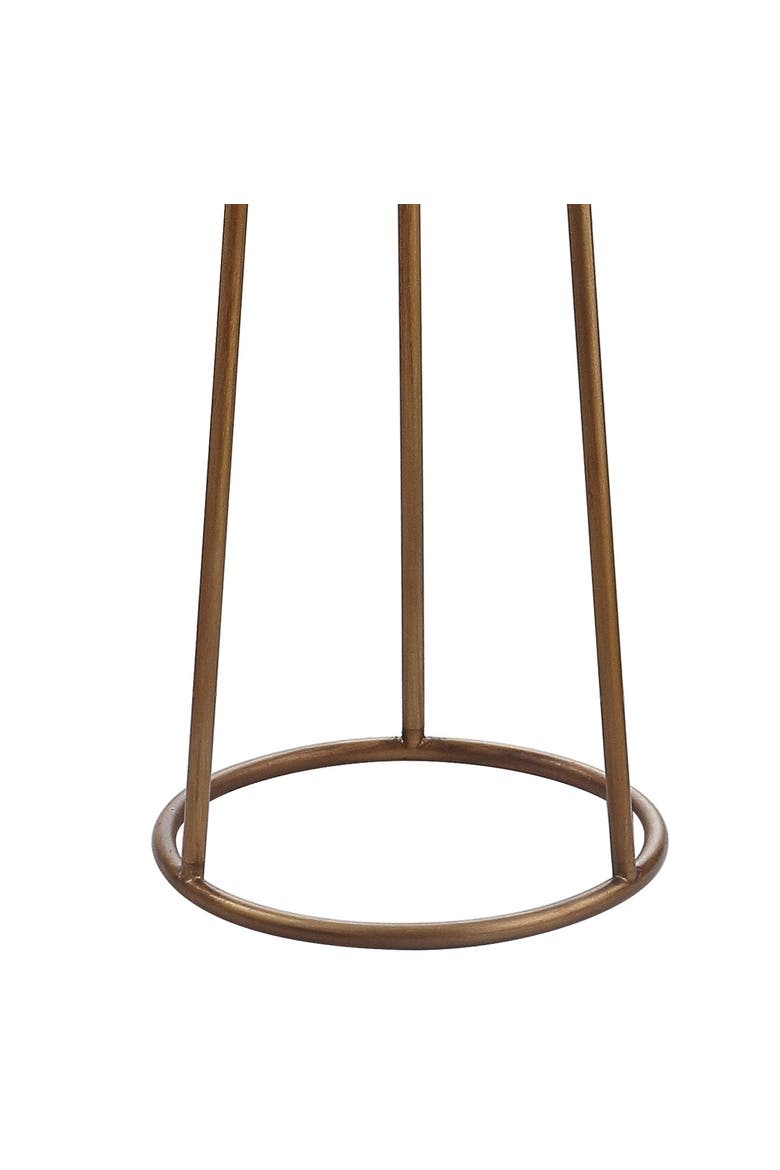 Stork Feather Metal LED Floor Lamp, Alternate, color, Gold