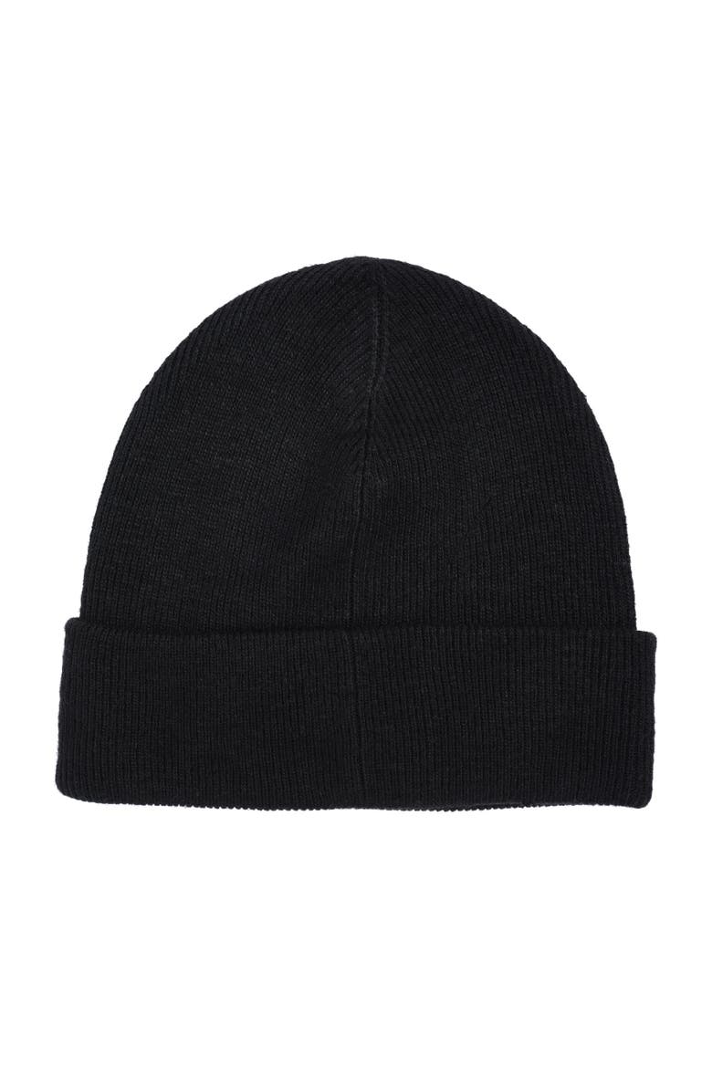 Core Logo Beanie, Alternate, color, Black