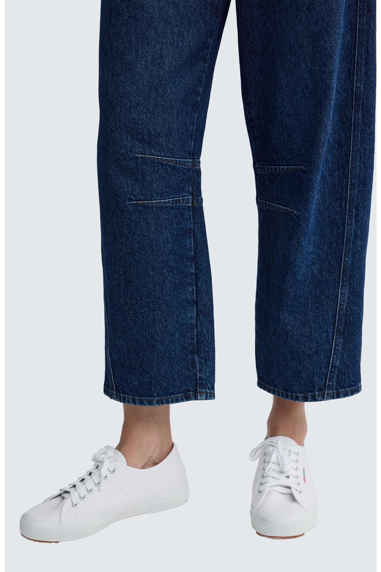 Lennon Structured Denim Pants, Alternate, color, Indigo Denim