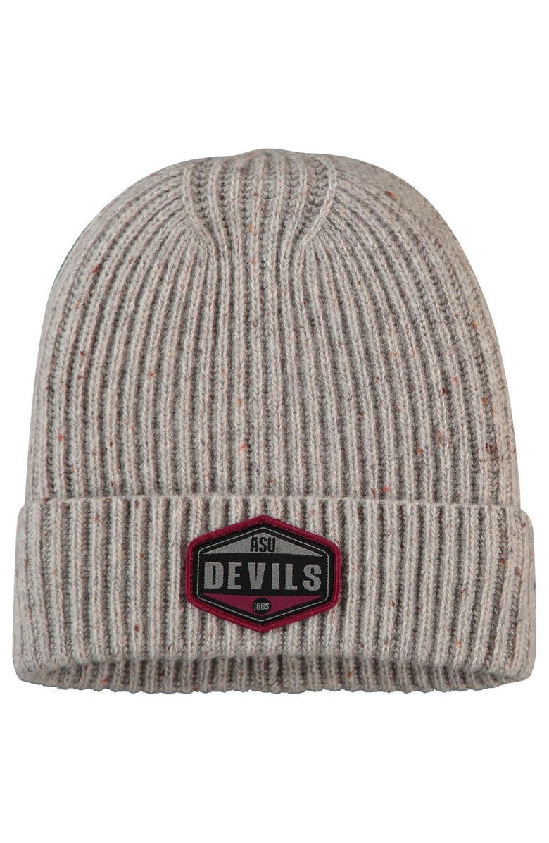 TOP OF THE WORLD Men's Top of the World Gray Arizona State Sun Devils Alp Cuffed Knit Hat, Main, color, Gray