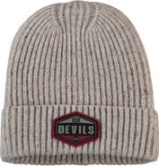 TOP OF THE WORLD Men's Top of the World Gray Arizona State Sun Devils Alp Cuffed Knit Hat