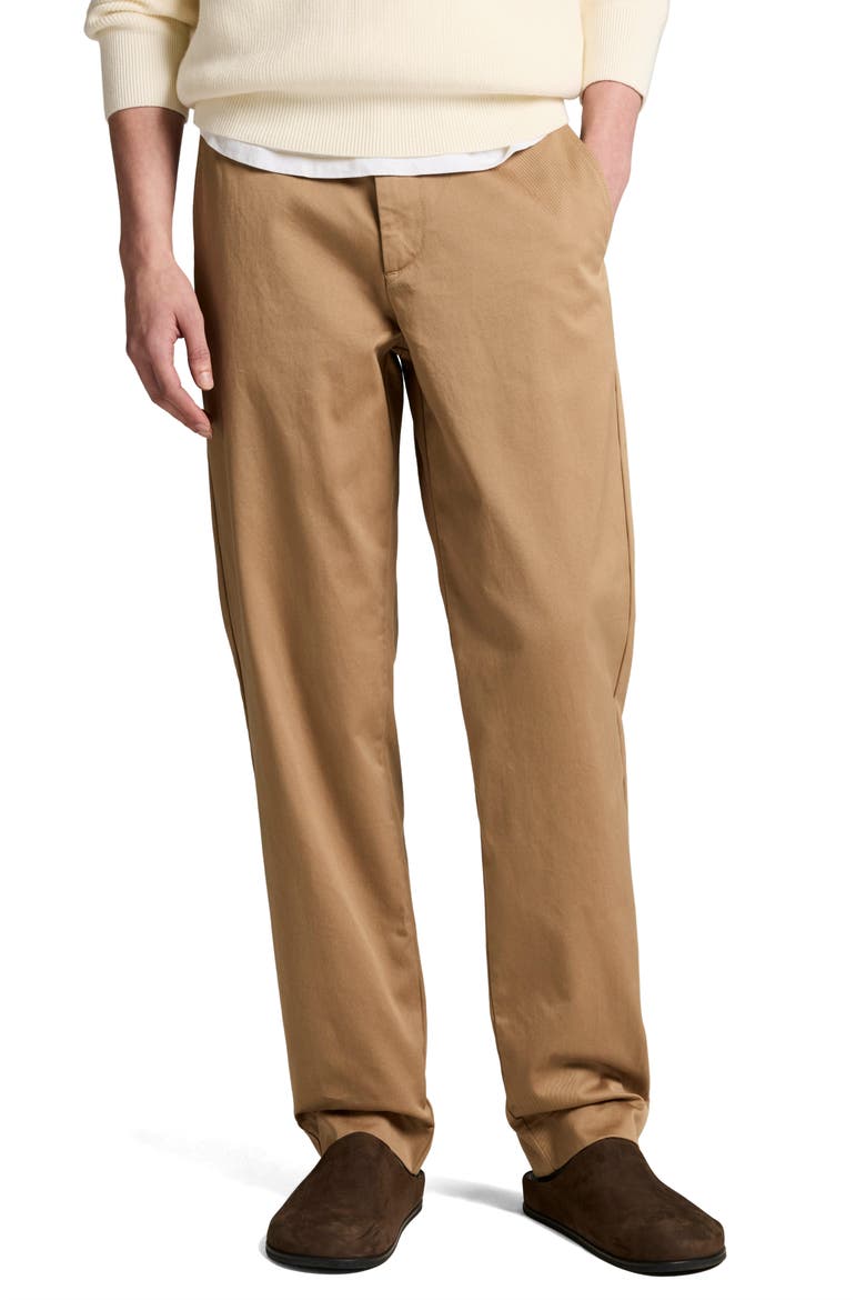 Owen Brushed Twill Chinos, Main, color, CARMELO