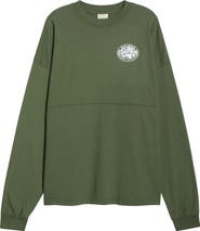 MALBON Horizon Long Sleeve Cotton Graphic T-Shirt