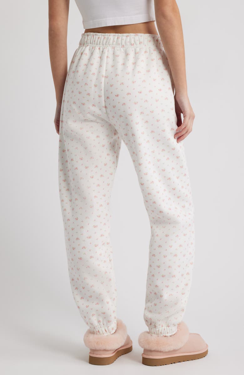 HAPPY CAMP3R Garden Confetti Core Joggers, Alternate, color, Frost White