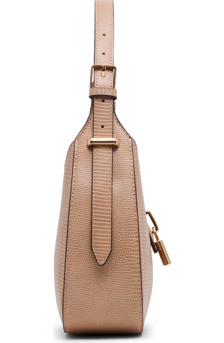 Anne Klein Curved Shoulder Bag, Alternate, color, Mocha