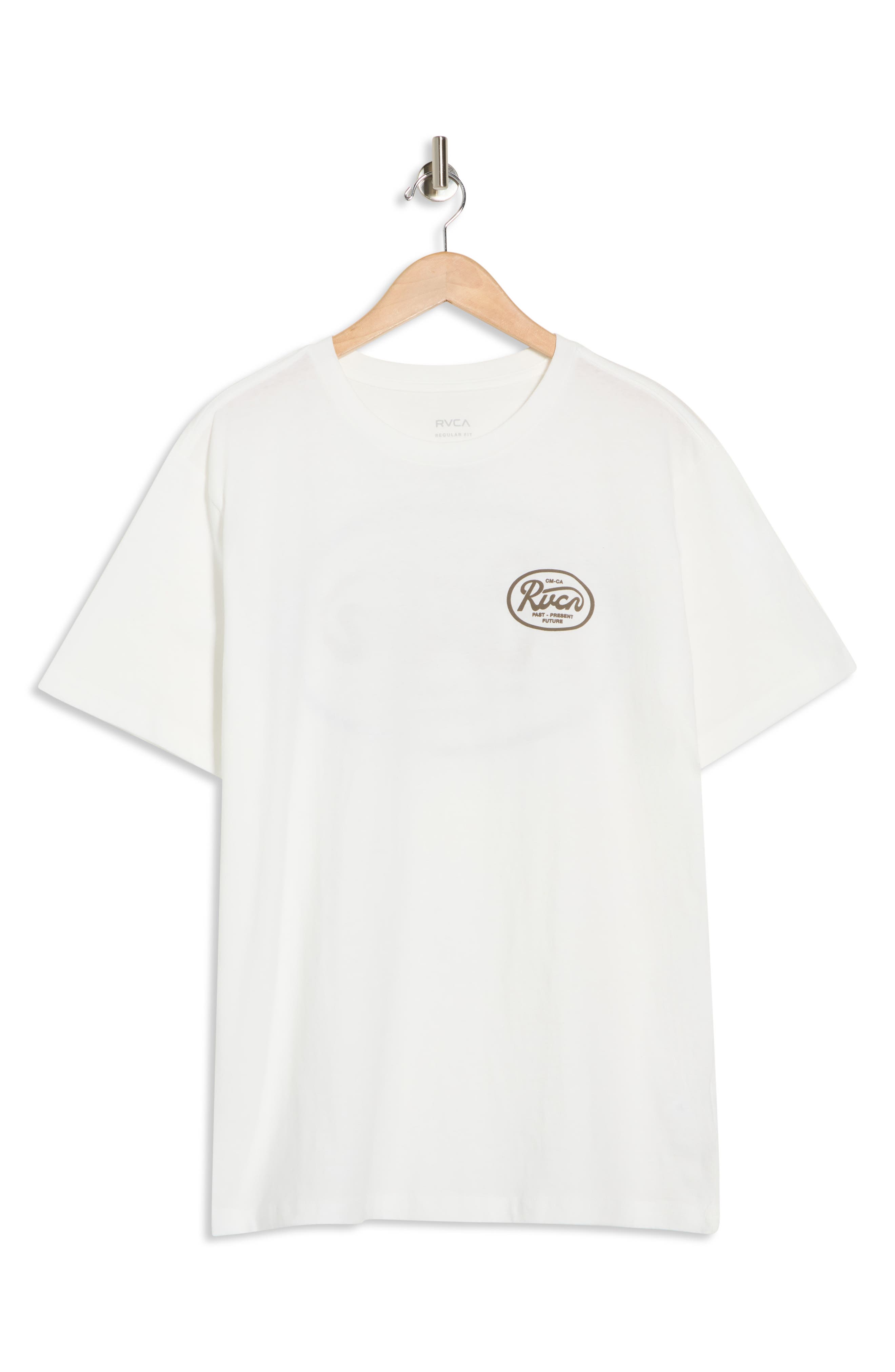 RVCA Oval Script Logo Cotton T-Shirt