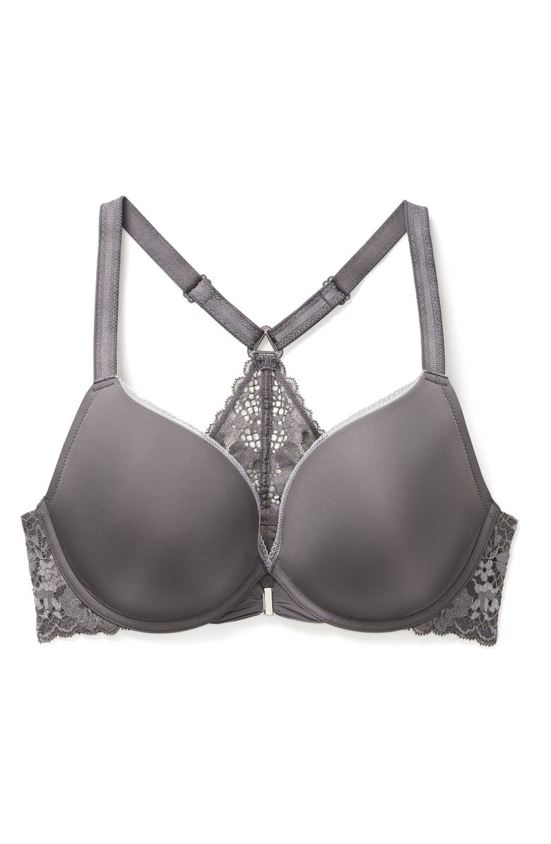 Adore Me Celebrena Contour Plunge Bra, Alternate, color, Dark Grey