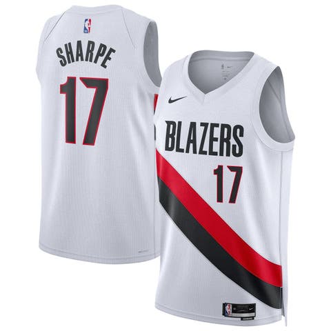 Unisex Nike Shaedon Sharpe White Portland Trail Blazers Swingman Player Jersey - Association Edition