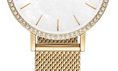 Daniel Wellington Petite Lumine Mesh Strap Watch, 28mm In Gold