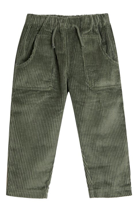 Cotton Corduroy Drawstring Pants (Baby)