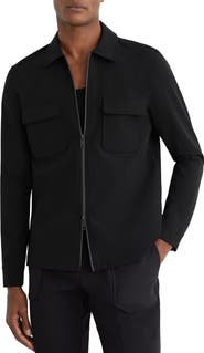 Reiss Ascend Zip-Up Shirt Jacket