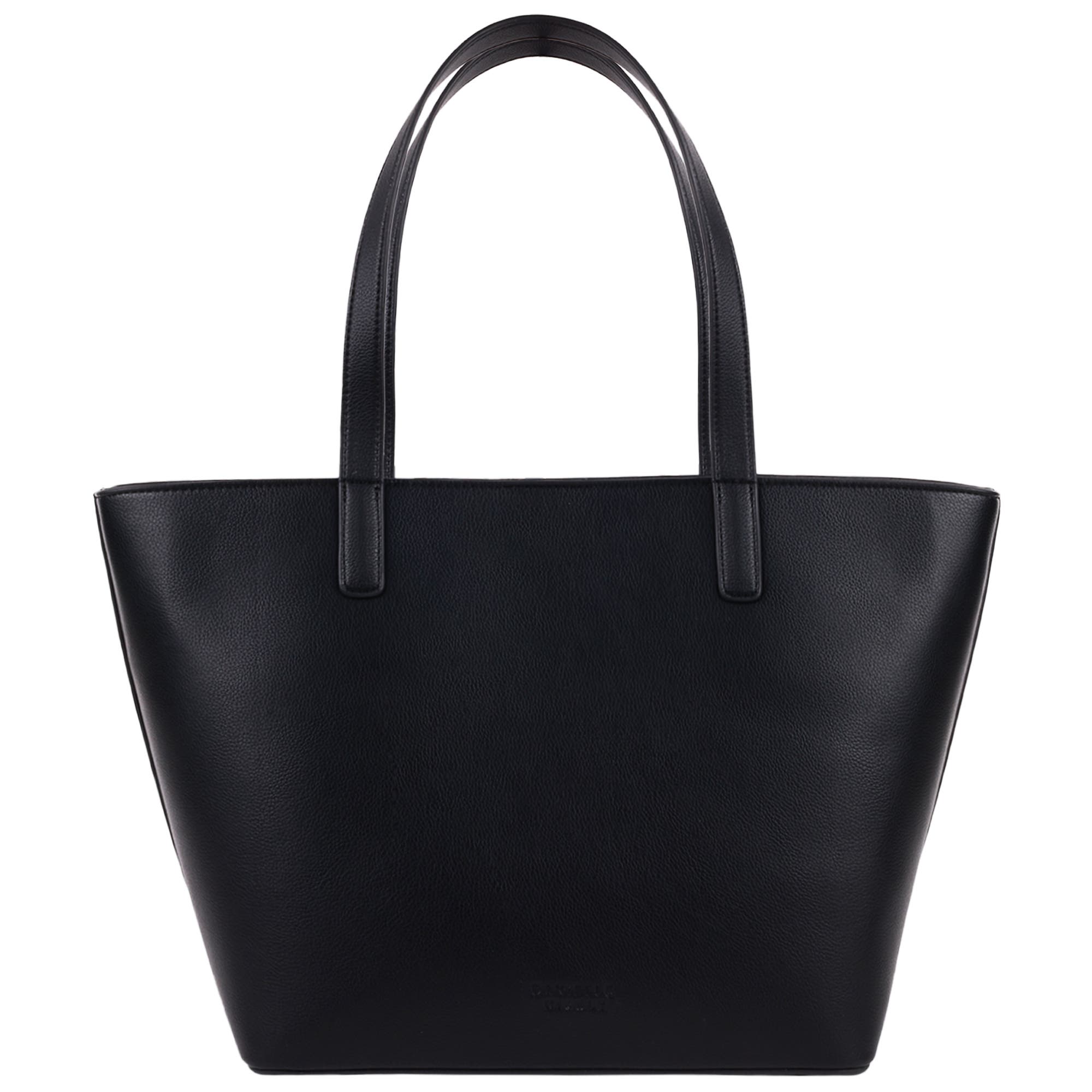 Daniele Nicole Peanuts Snoopy Minimal Tote Bag with Doghouse Cardholder, Alternate, color, Black