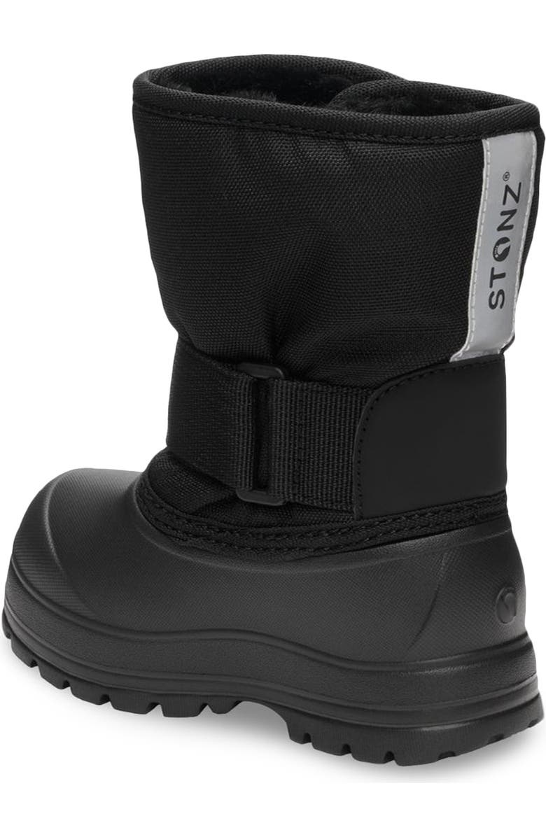 STONZ Kids' Trek Ultra Lightweight Insulated Snow Boot, Alternate, color, Black