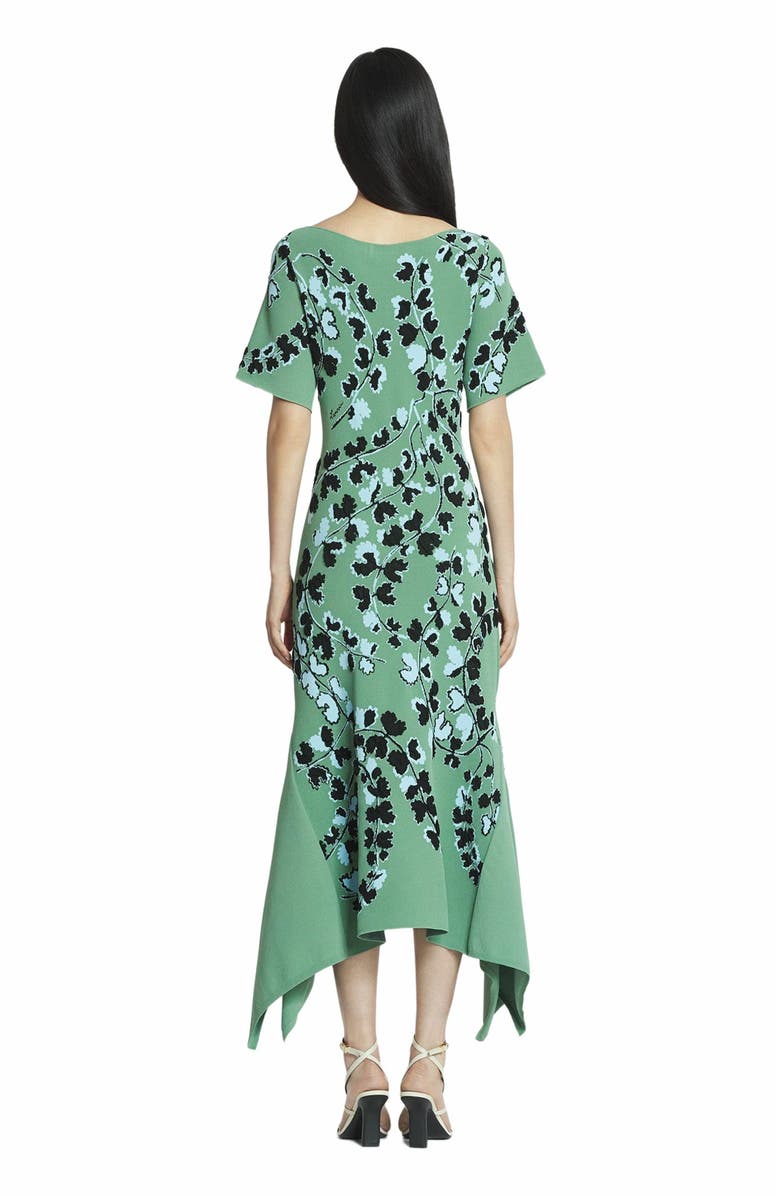 Lanvin Jacquard Midi Dress, Alternate, color, 