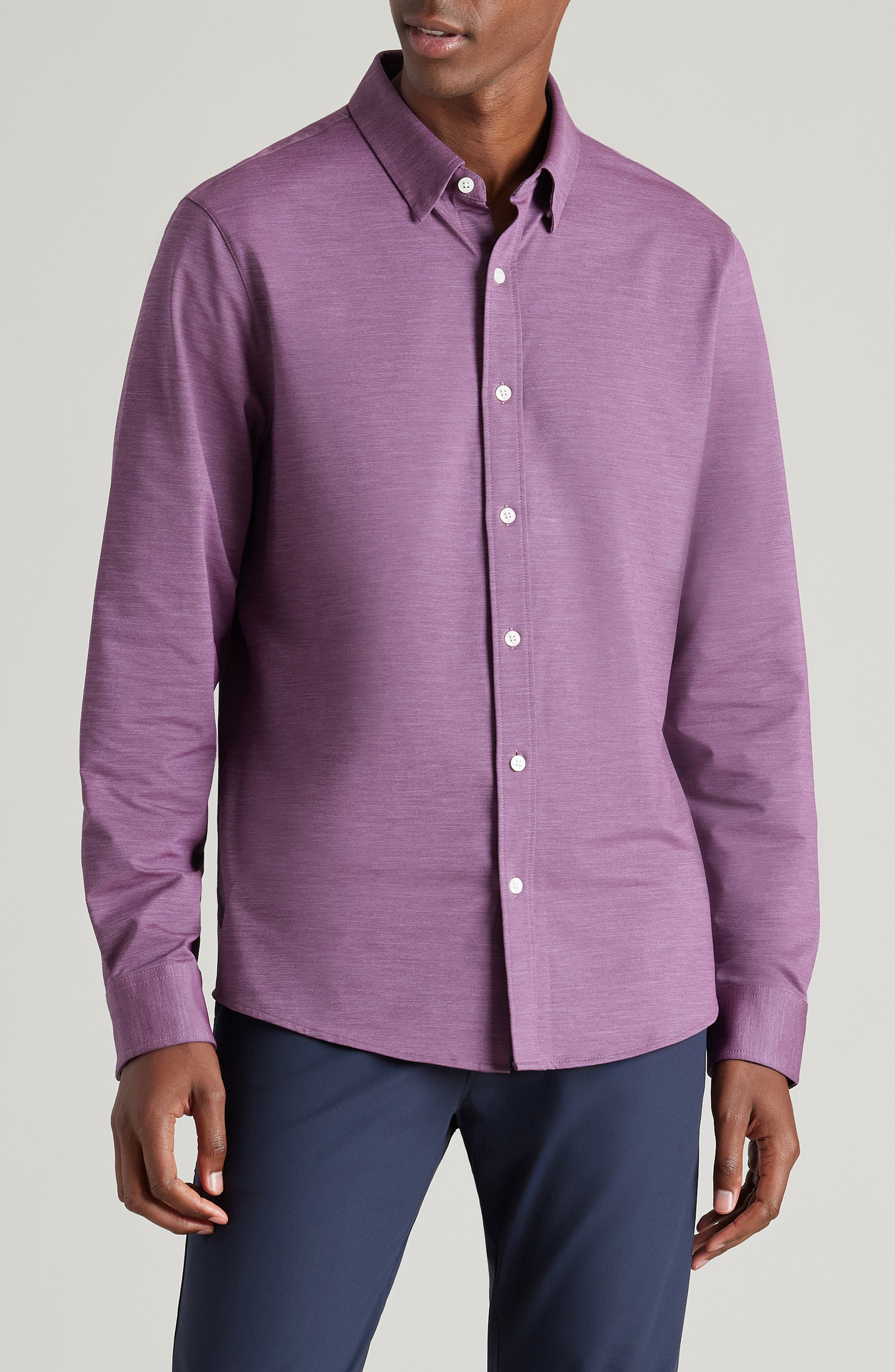 Commuter Slim Fit Button-Up Shirt