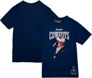 Mitchell & Ness Men's Mitchell & Ness Emmitt Smith Navy Dallas Cowboys Sideline Retired Player T-Shirt