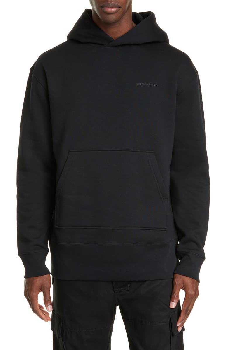 Bottega Veneta Logo Cotton Blend Hoodie, Main, color, 